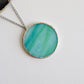 Circle necklaces / Light Turquoise