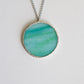 Circle necklaces / Light Turquoise