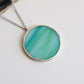 Circle necklaces / Light Turquoise
