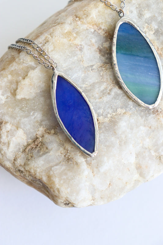 Navette necklaces