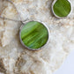 Circle necklaces / Forest green
