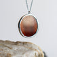Circle necklaces / Chocolate brown