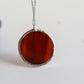 Circle necklaces / Chocolate brown