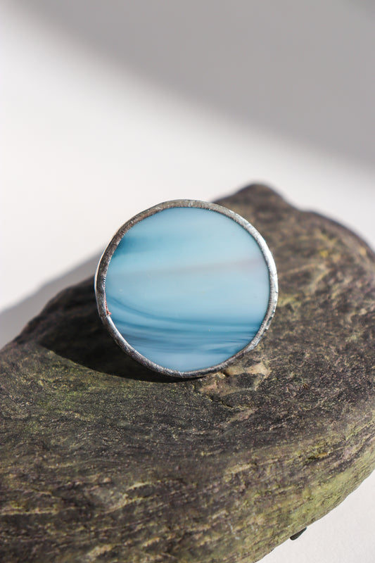 Grayish blue rings