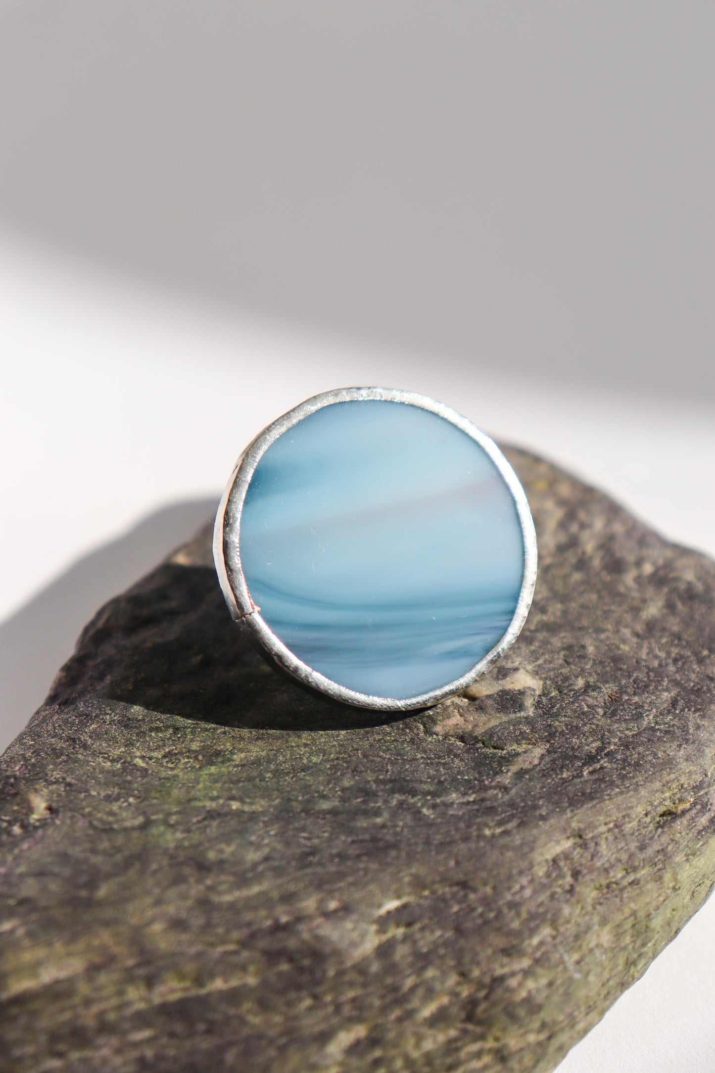 Grayish blue rings