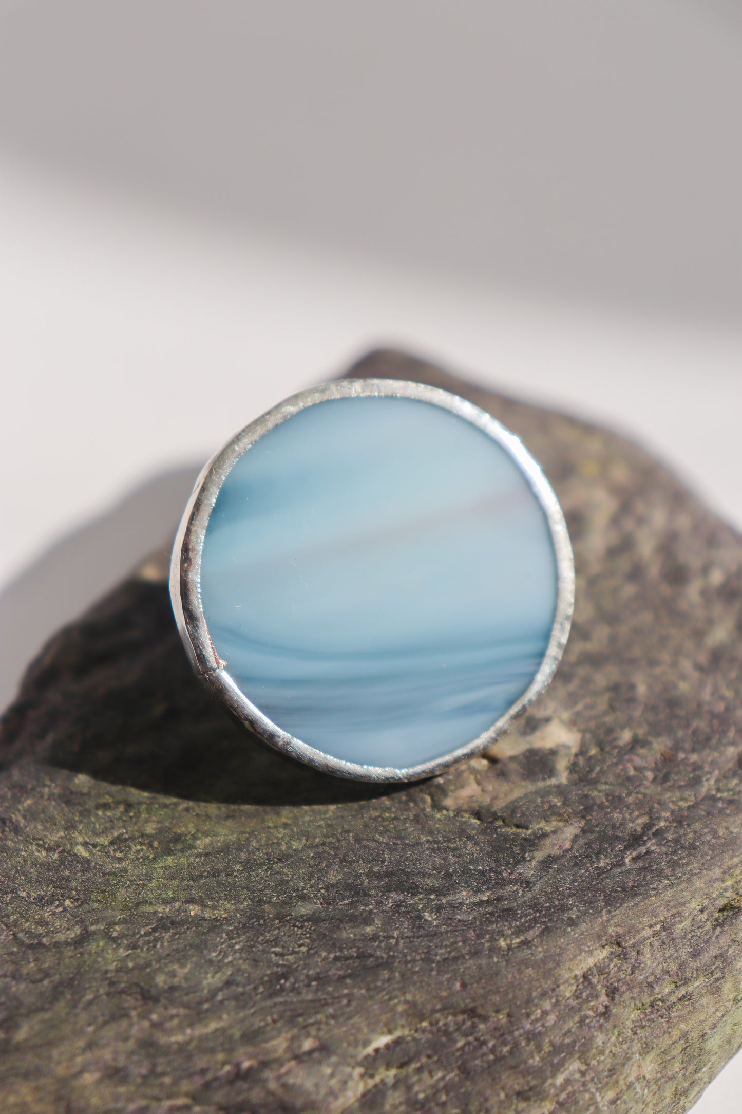 Grayish blue rings