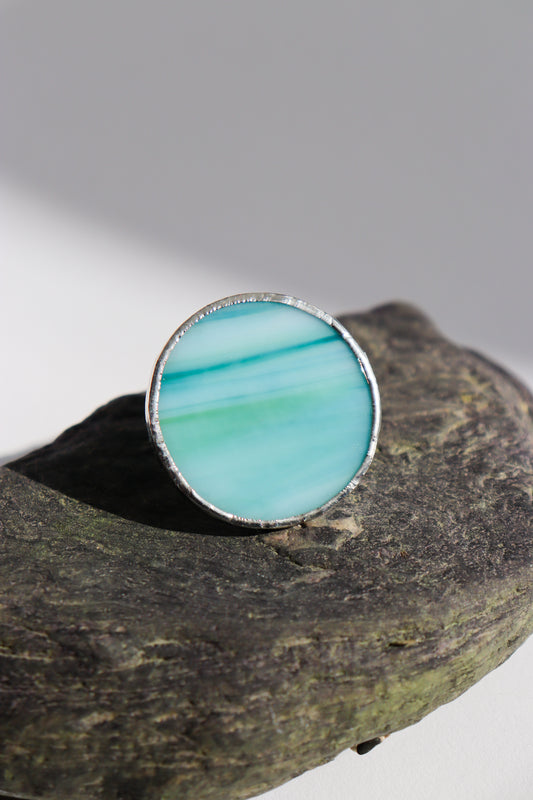 Light turquoise rings