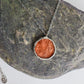 Small circle necklace / Copper