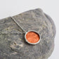 Small circle necklace / Copper