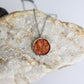 Small circle necklace / Copper