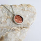 Small circle necklace / Copper