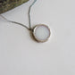 Circle necklaces / White