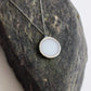 Circle necklaces / White