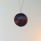 Circle necklaces / Brown and blue