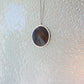 Circle necklaces / Brown and blue