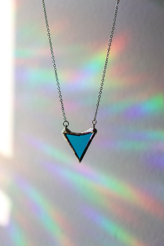 Small triangle necklaces