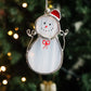 Christmas ornament / White Snowman