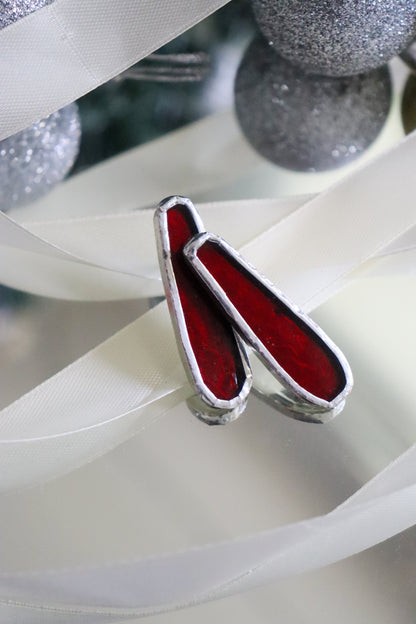 Oval earrings