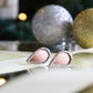 Teardrop stud earrings