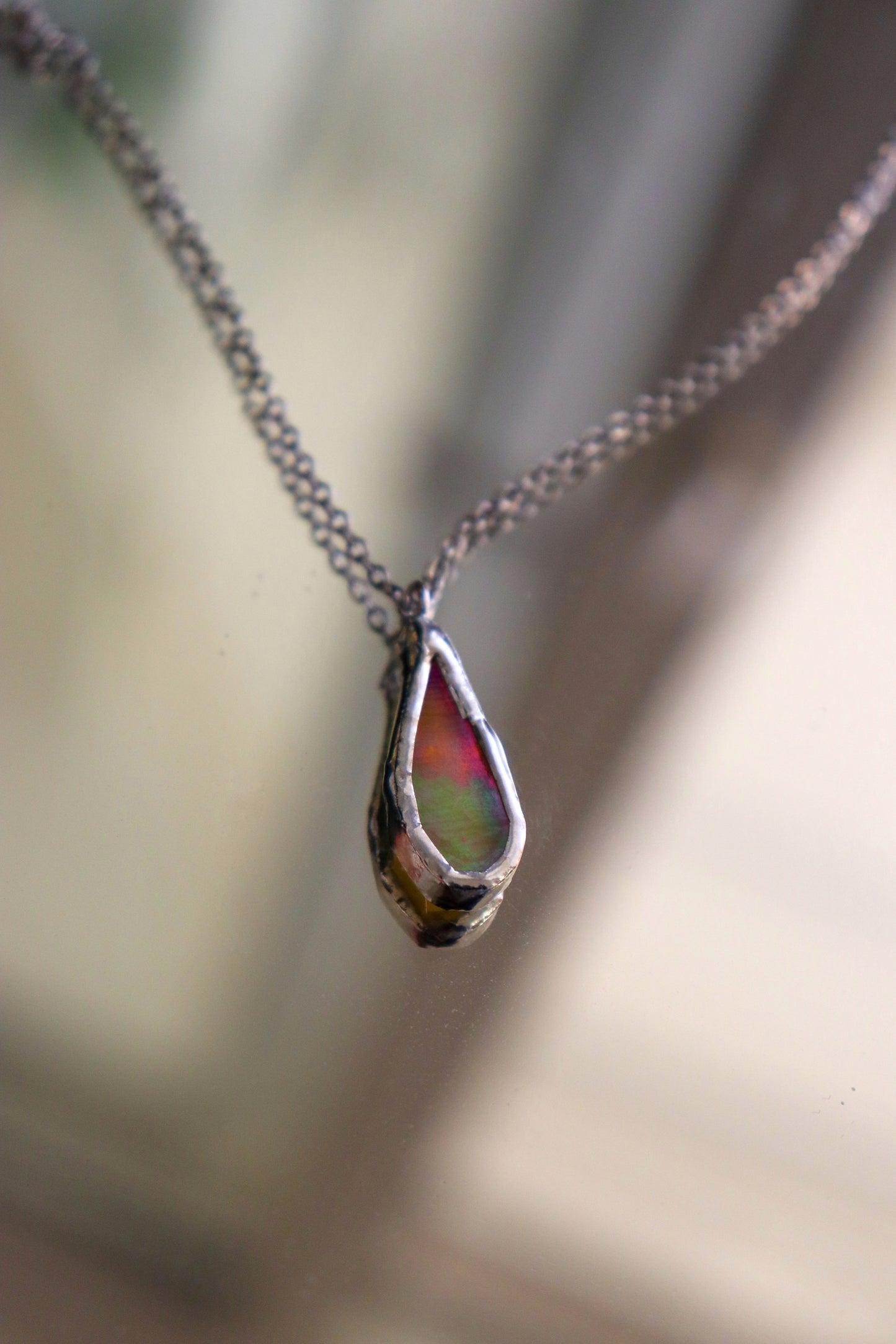 Droplet necklaces