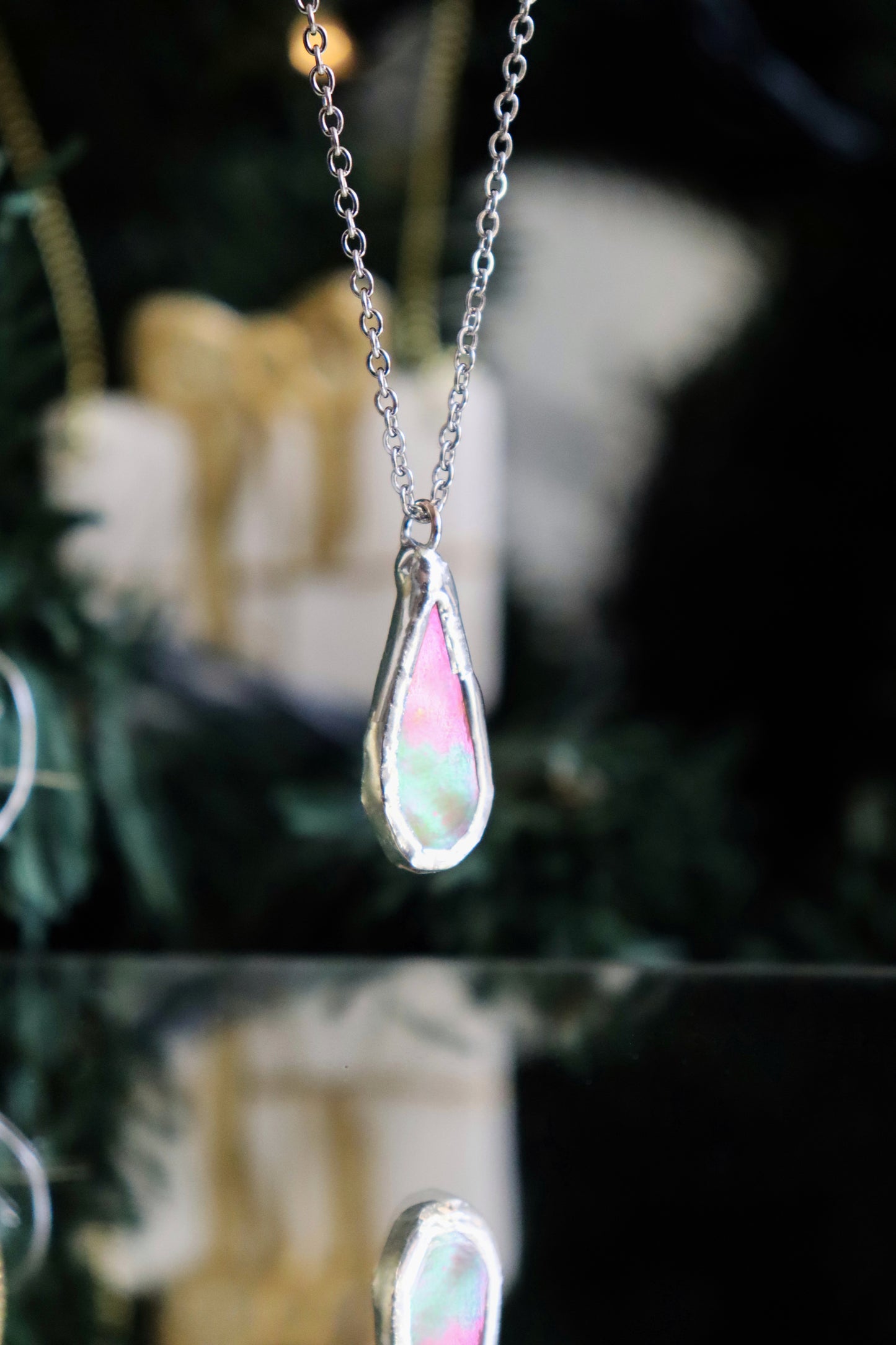 Droplet necklaces