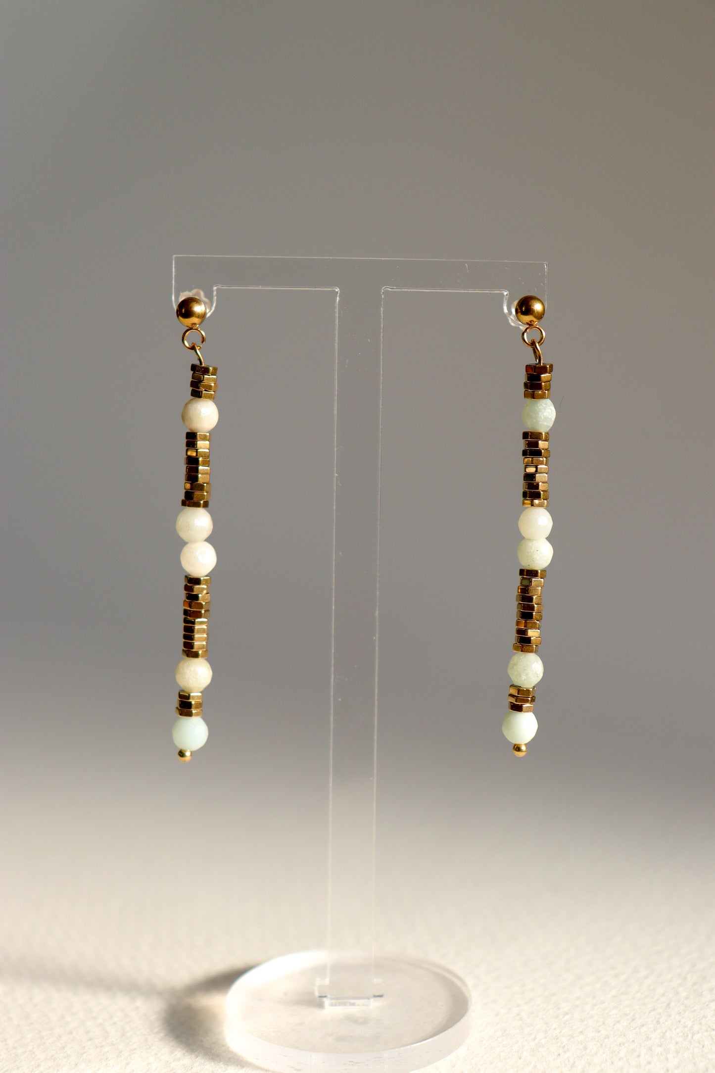 Semi-precious earrings