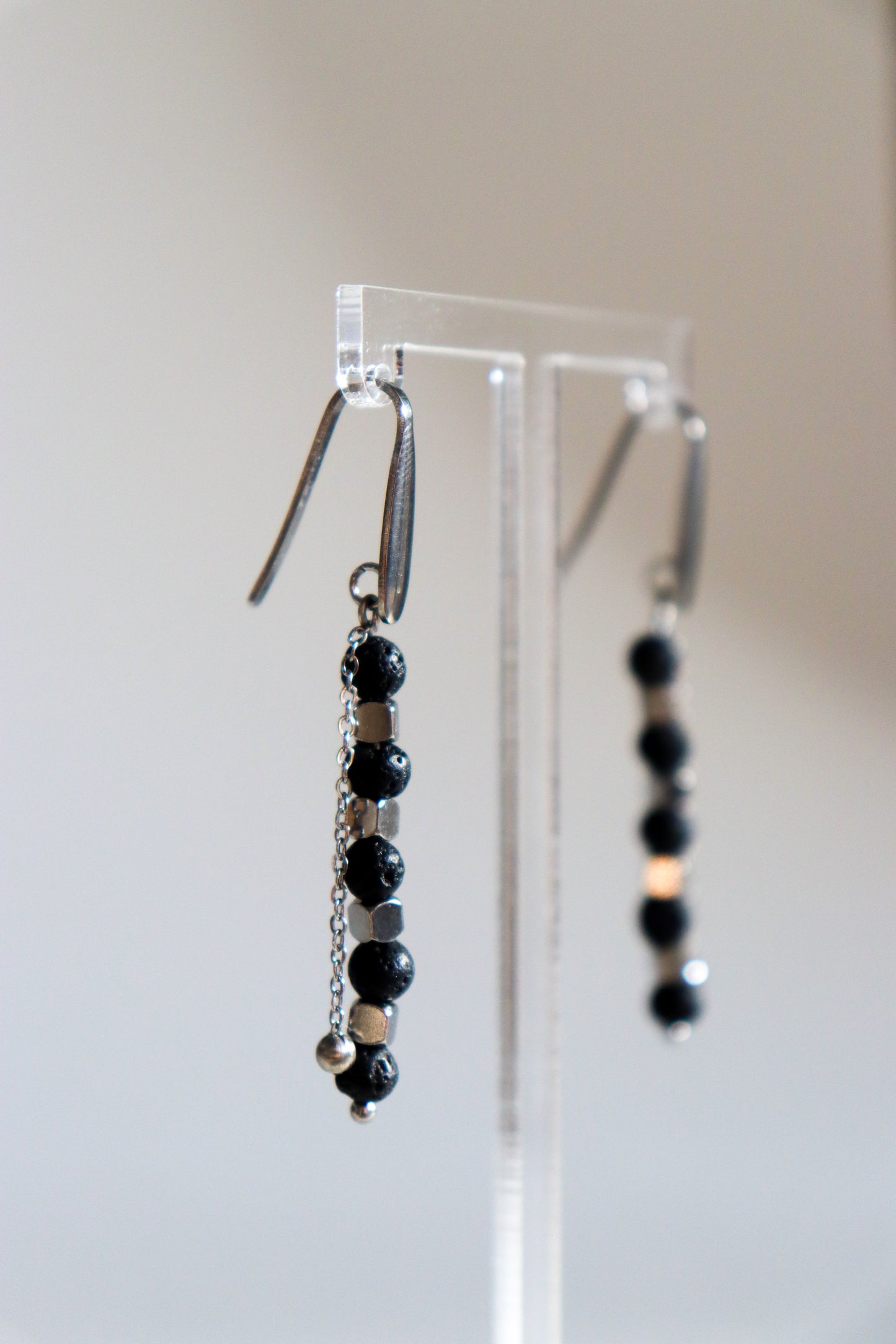 Semi-precious earrings