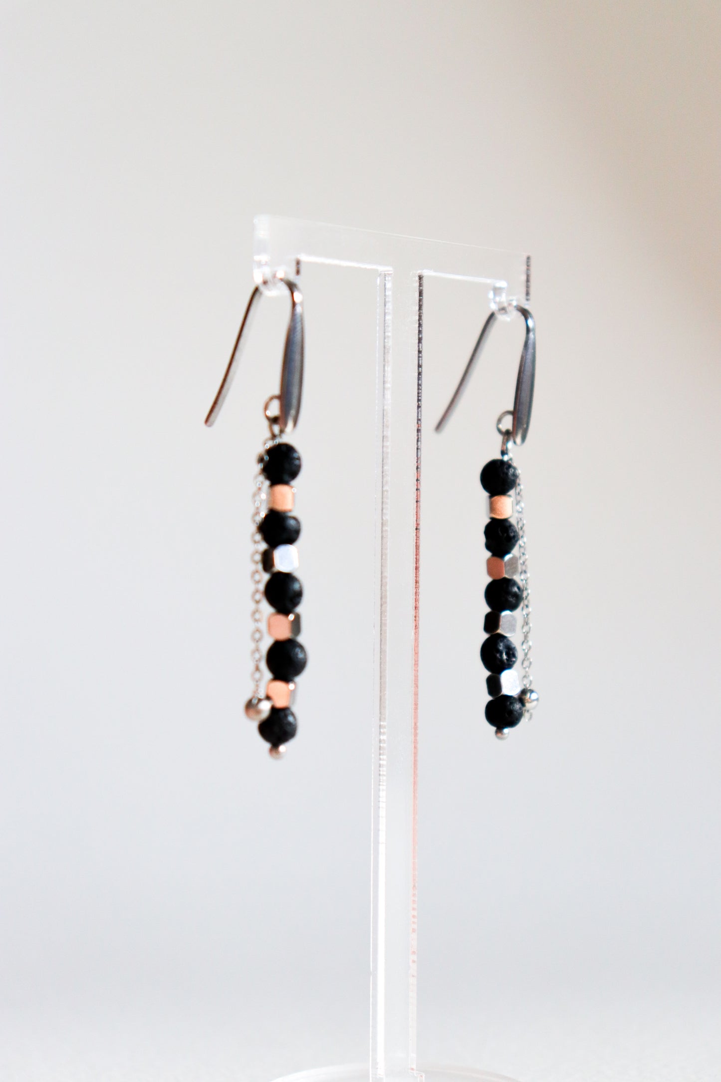 Semi-precious earrings