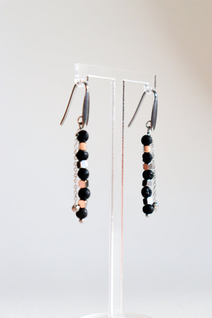 Semi-precious earrings