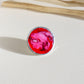Circle ring / Purple and pink