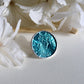 Turquoise circle rings
