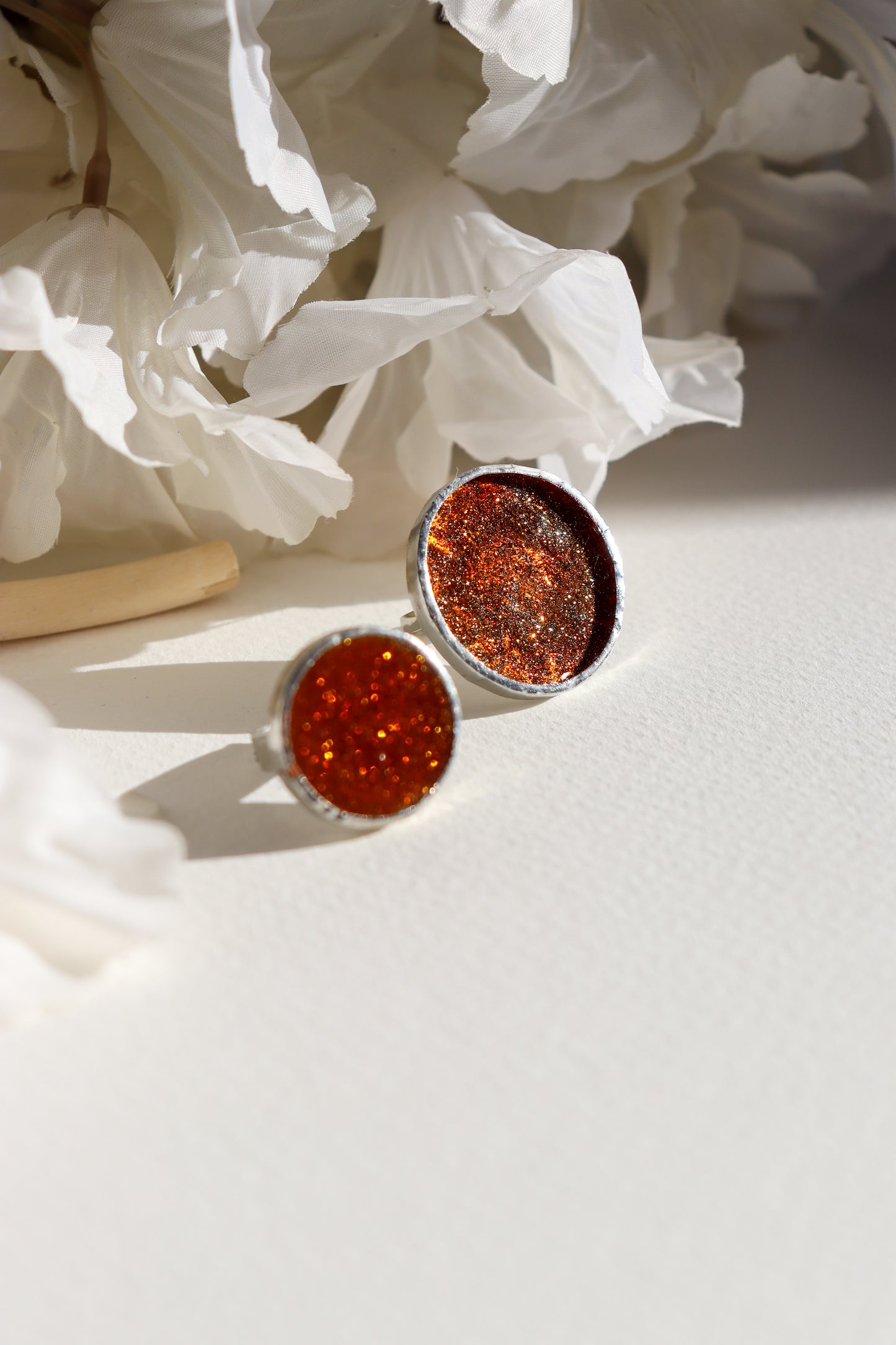Circle rings / Glitter