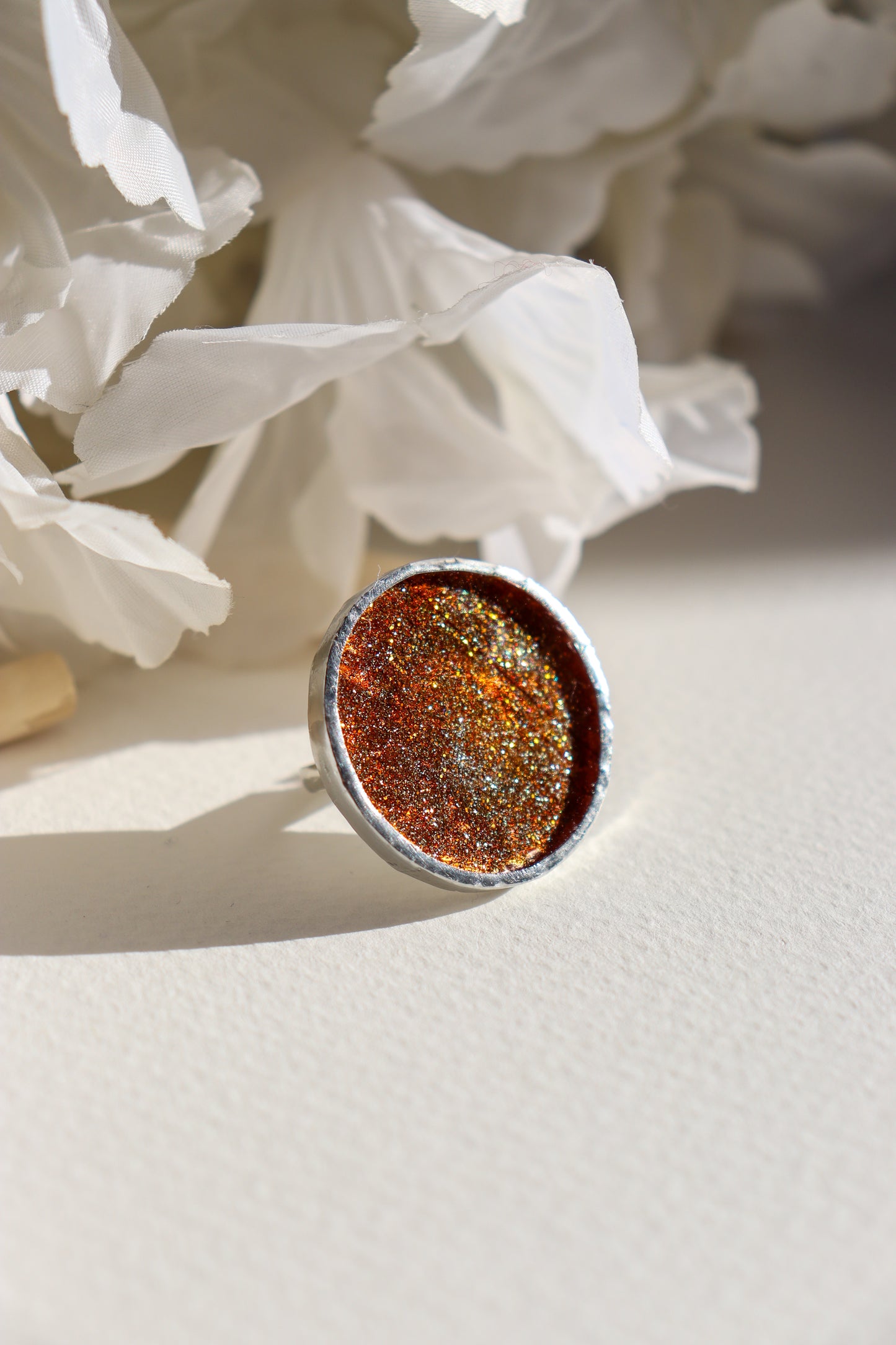 Circle rings / Glitter