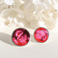 Circle ring / Purple and pink