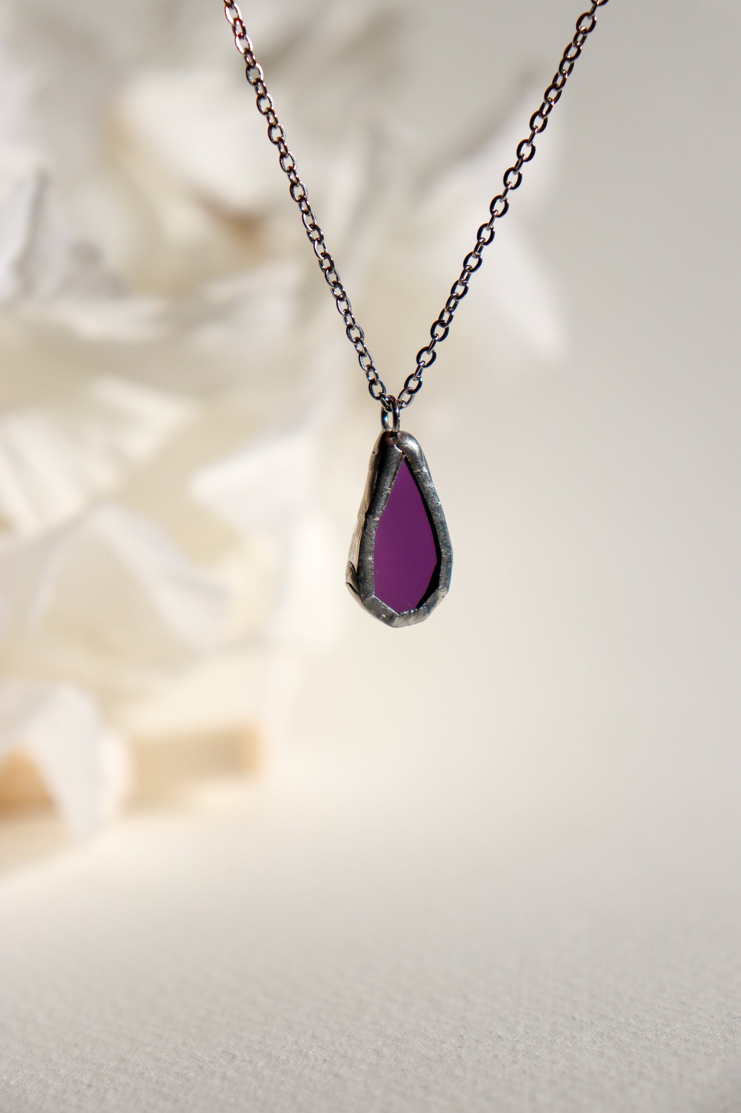 Droplet necklaces