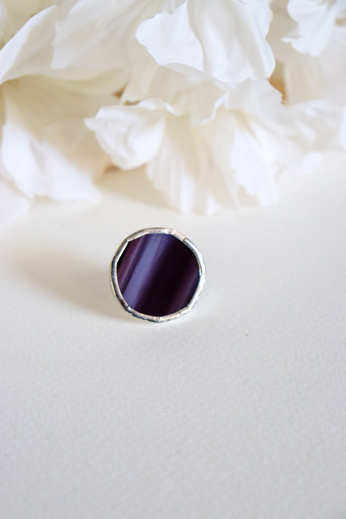 Circle rings / Dark purple