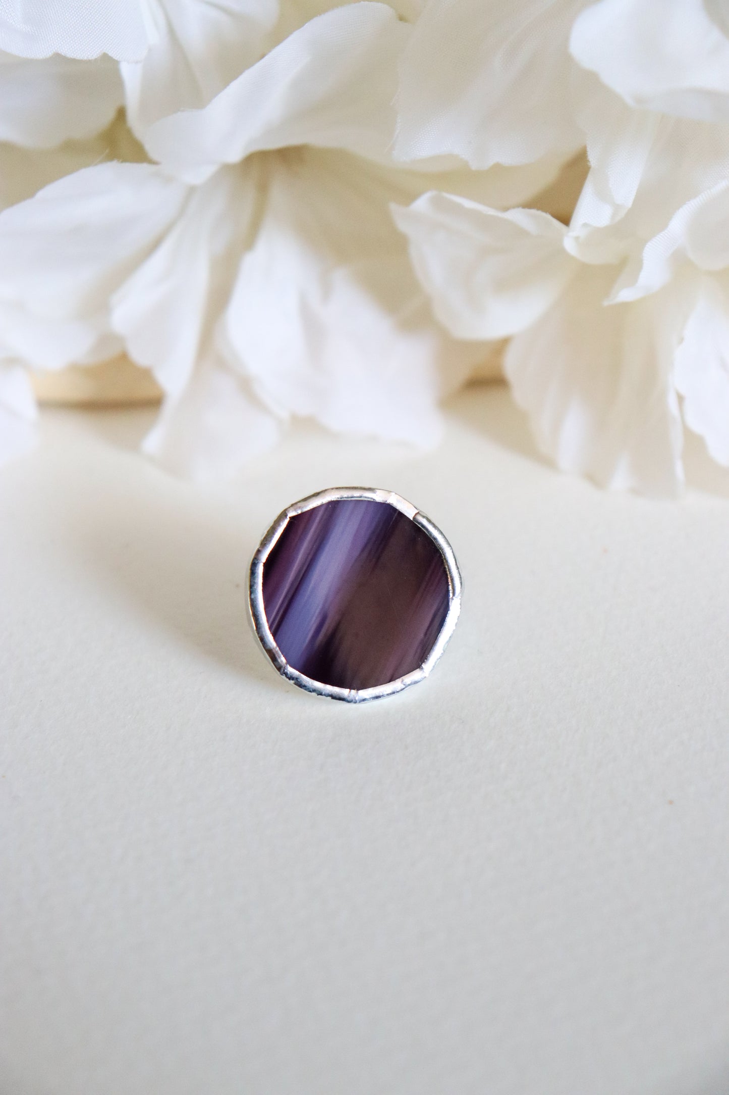 Circle rings / Dark purple