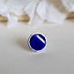 Royal blue circle rings