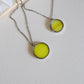 Circle necklaces /  Yellow