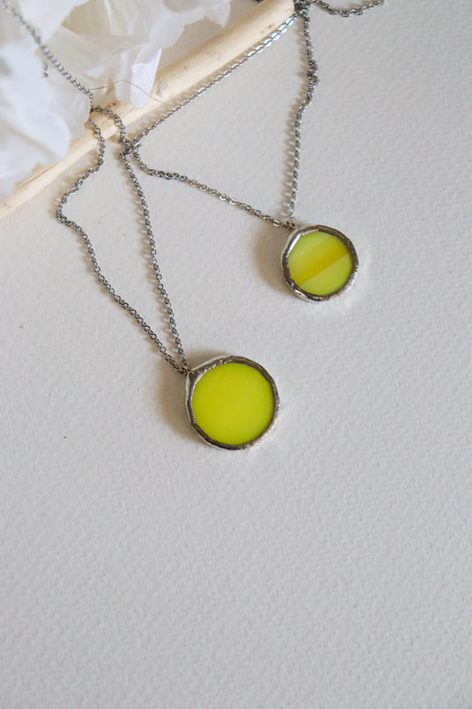 Circle necklaces /  Yellow