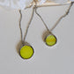 Circle necklaces /  Yellow