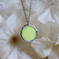 Circle necklaces /  Yellow