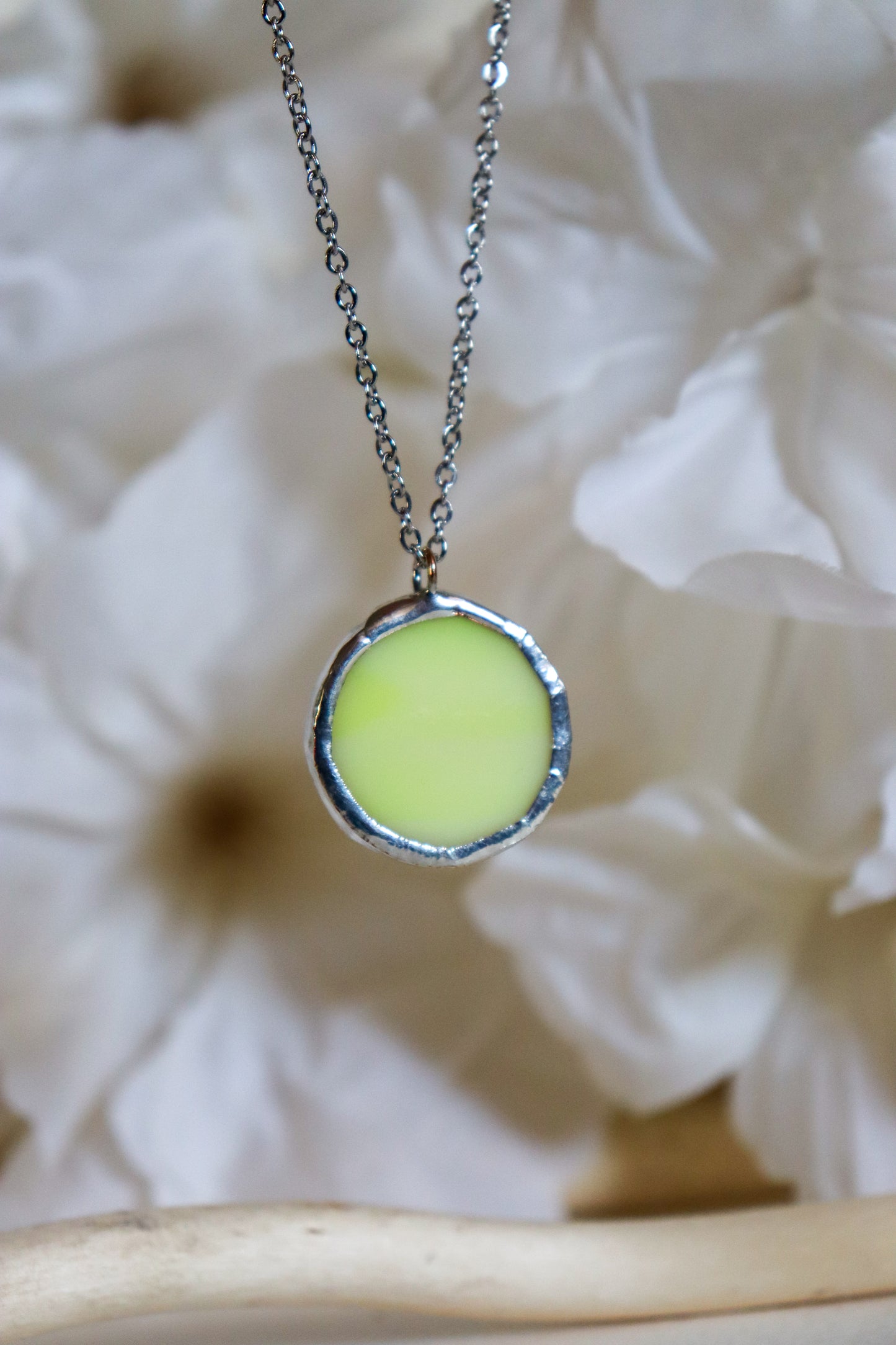 Circle necklaces /  Yellow