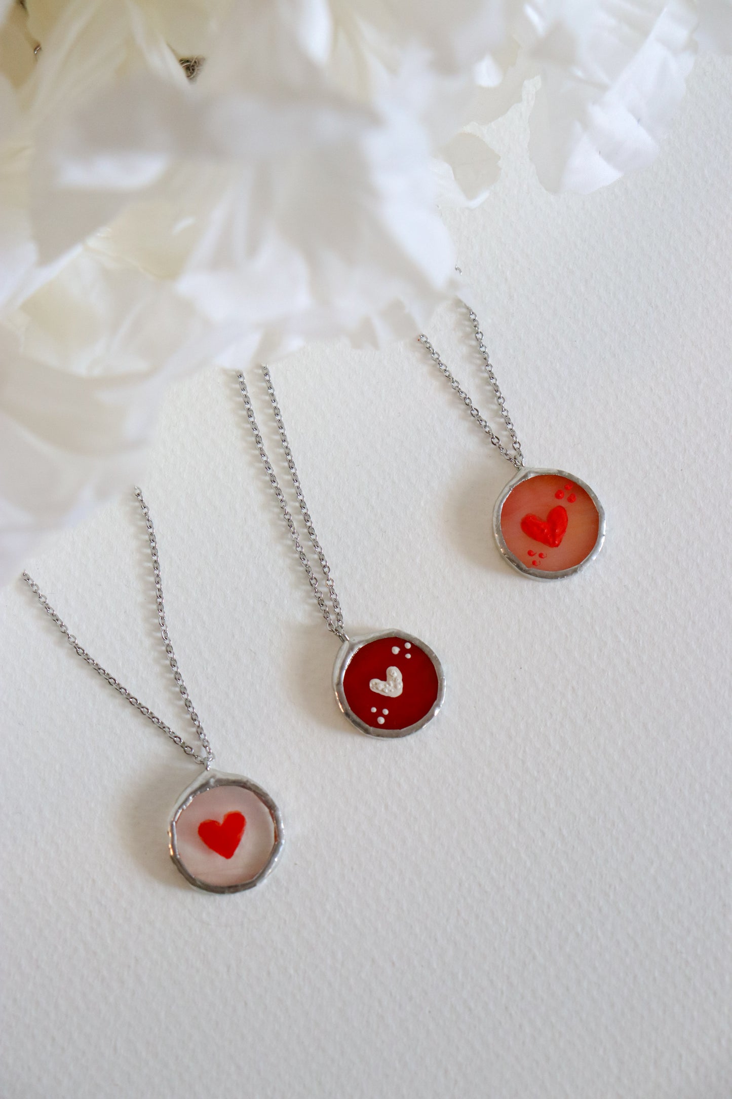 Heart necklaces