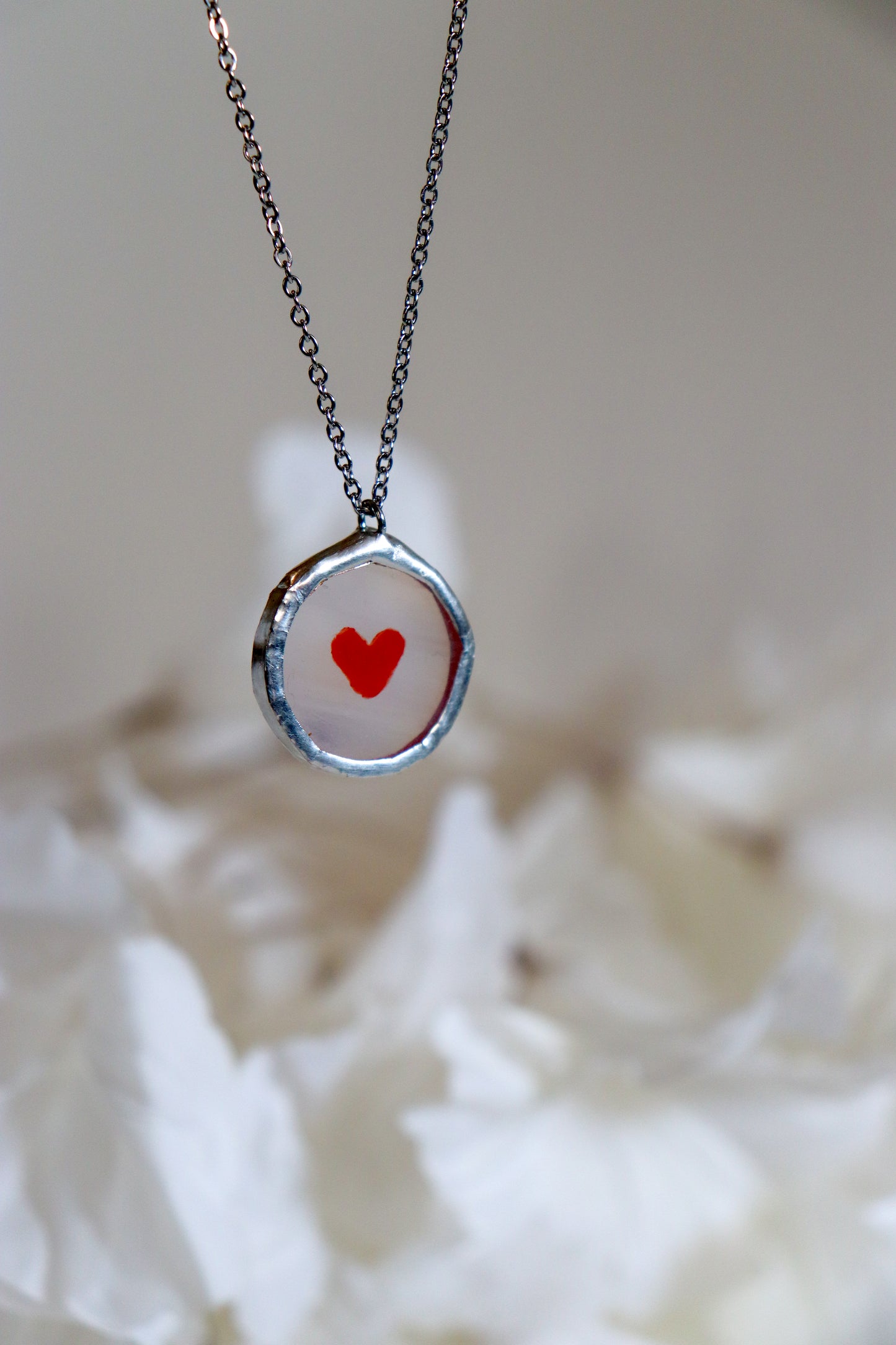 Heart necklaces
