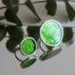 Circle rings / Grass green