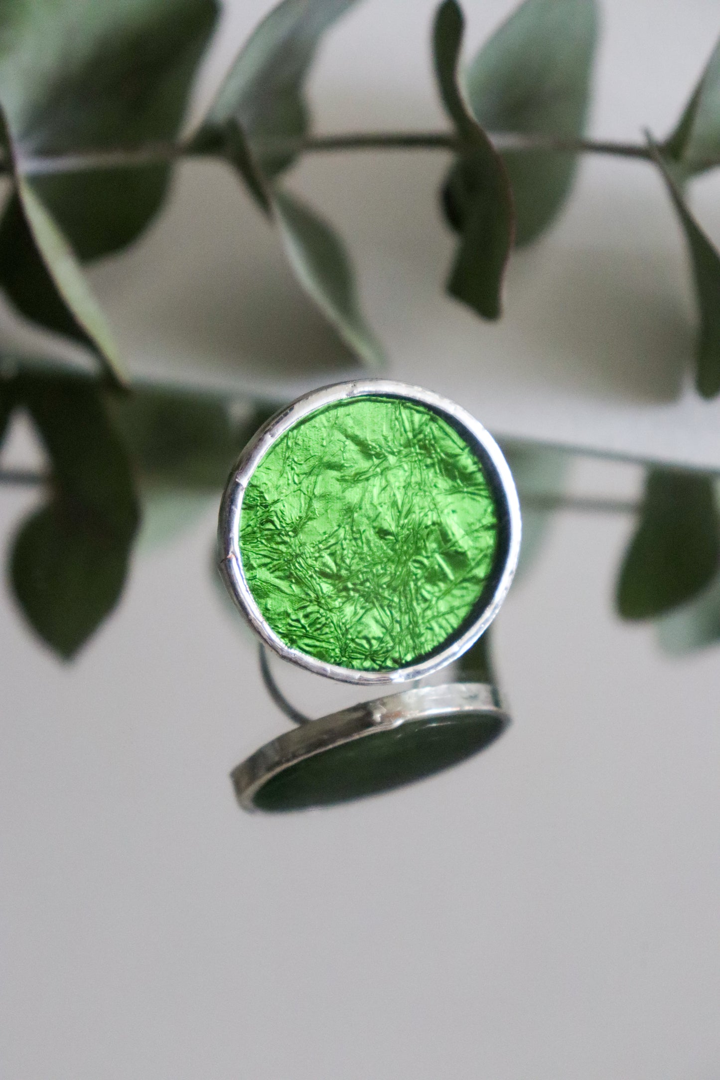 Circle rings / Grass green