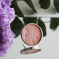 Circle rings / Creamy pink