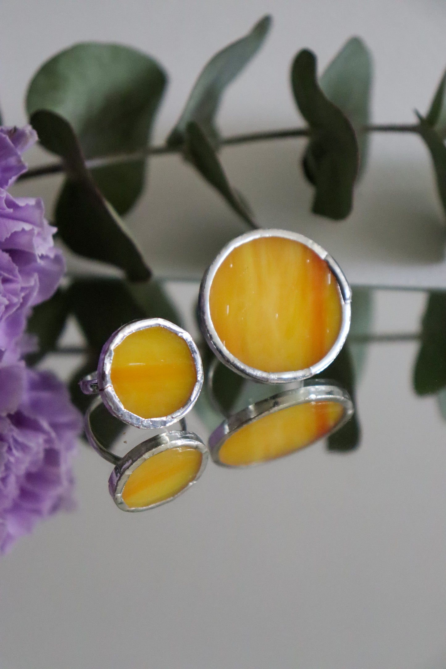 Circle rings / Yellow