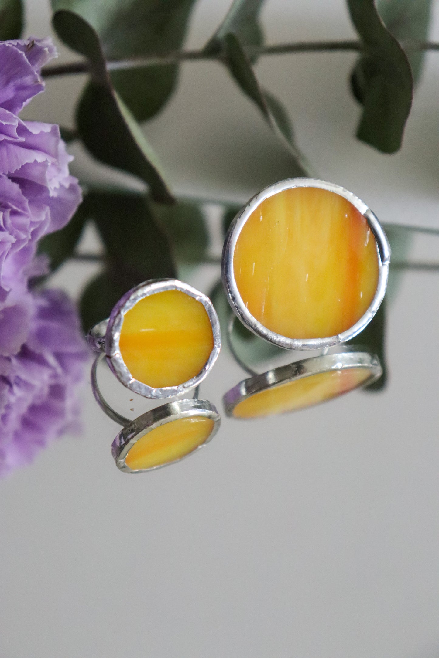Circle rings / Yellow